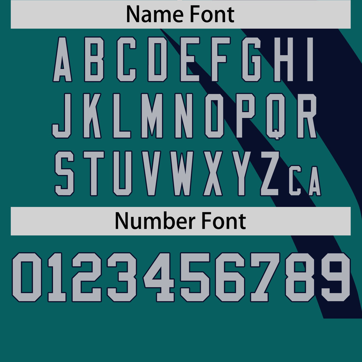 Custom Navy Aqua Personalized Slanting Lump Pattern Performance T-Shirt