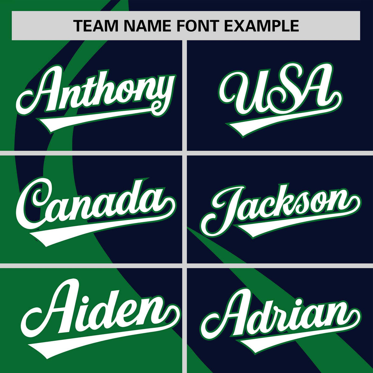 Custom Navy-Kelly Green Personalized Slanting Lump Pattern Performance T-Shirt