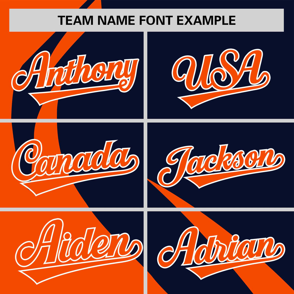 Custom Navy Orange Personalized Slanting Lump Pattern Performance T-Shirt