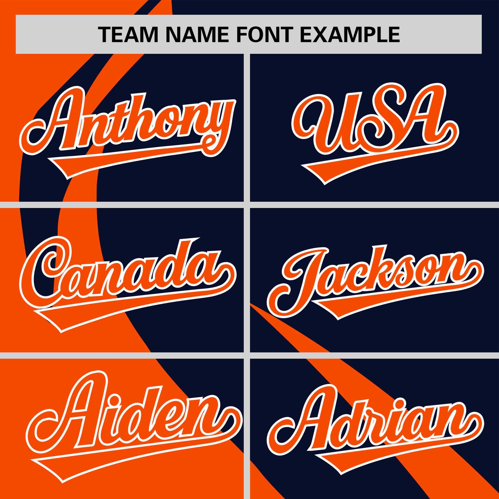 Custom Navy Orange Personalized Slanting Lump Pattern Performance T-Shirt