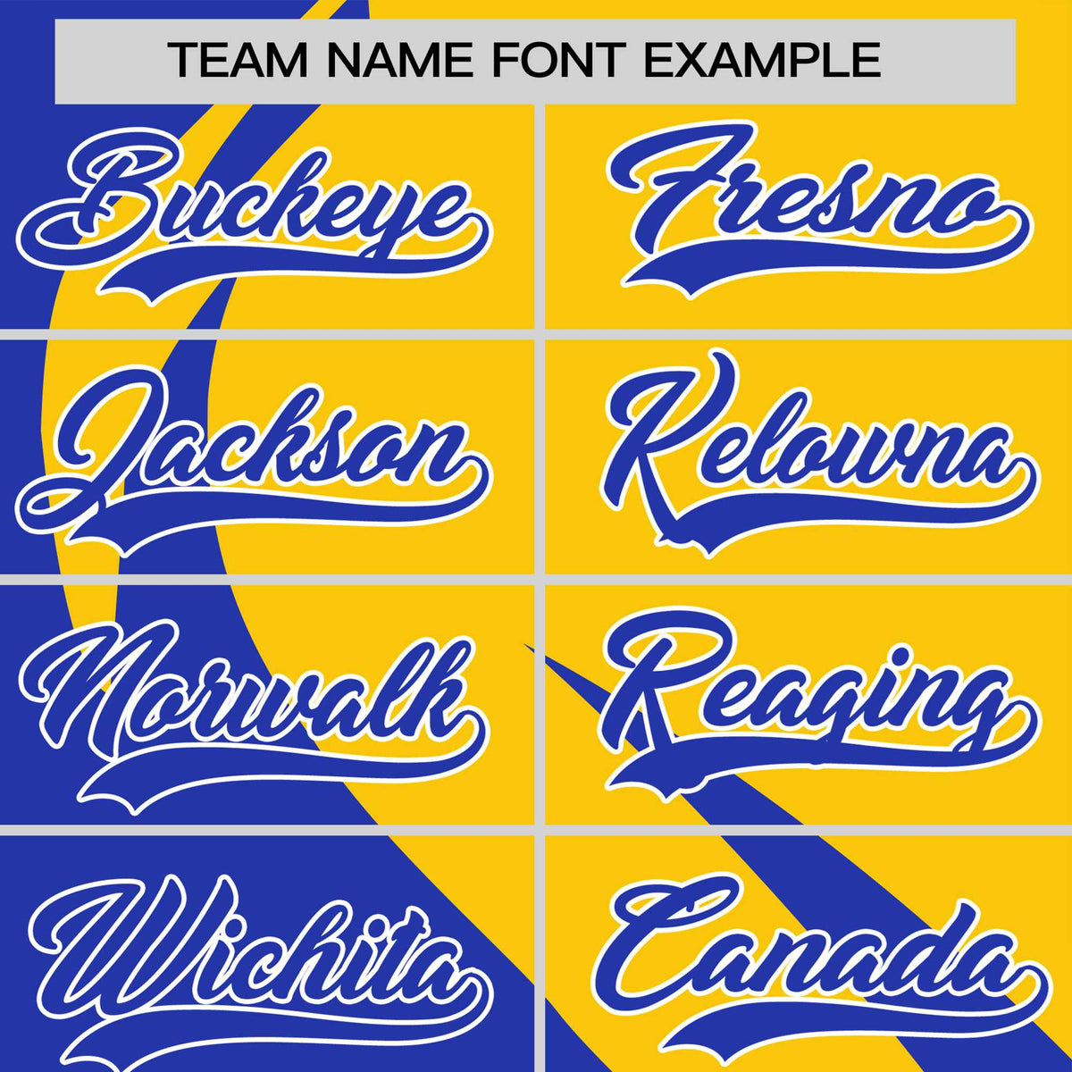 Custom Gold 01-Royal Blue Personalized Slanting Lump Pattern Performance T-Shirt