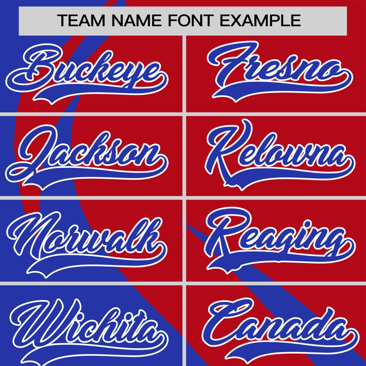 Custom Red-Royal Blue Personalized Slanting Lump Pattern Performance T-Shirt