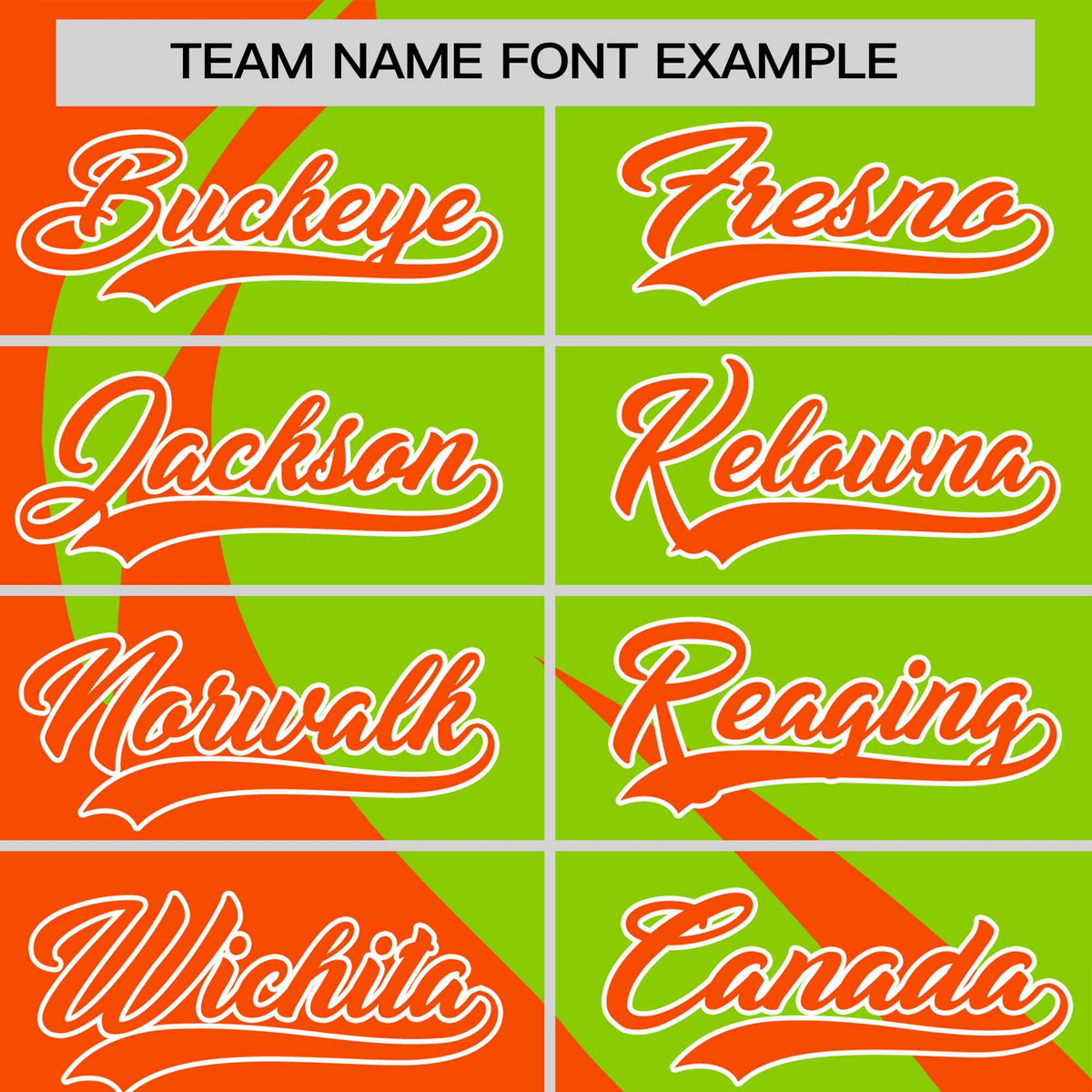 Custom Neon Green-Orange Personalized Slanting Lump Pattern Performance T-Shirt