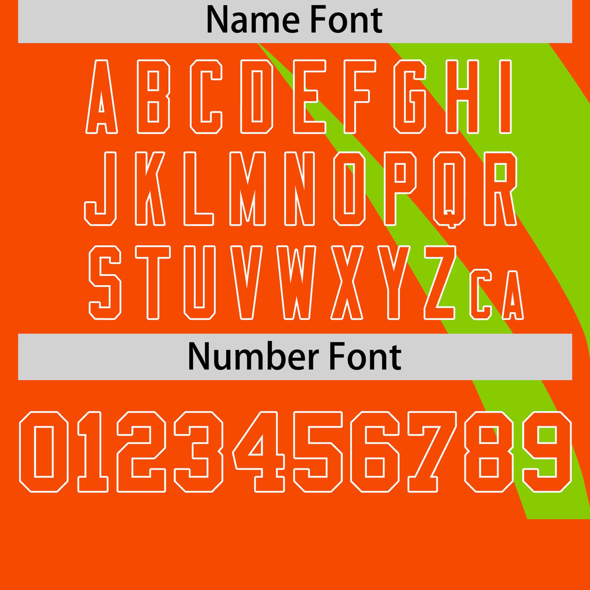 Custom Neon Green-Orange Personalized Slanting Lump Pattern Performance T-Shirt