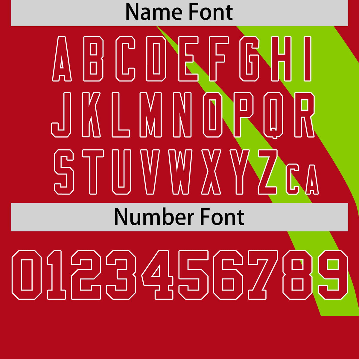 Custom Neon Green-Red Personalized Slanting Lump Pattern Performance T-Shirt