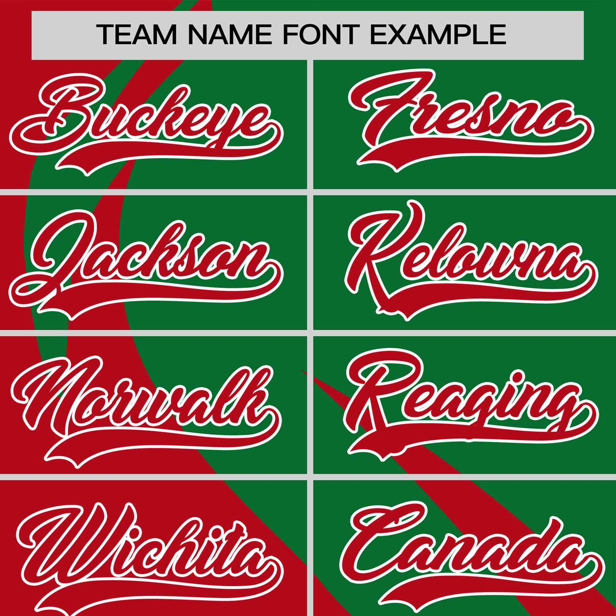 Custom Kelly Green-Red Personalized Slanting Lump Pattern Performance T-Shirt