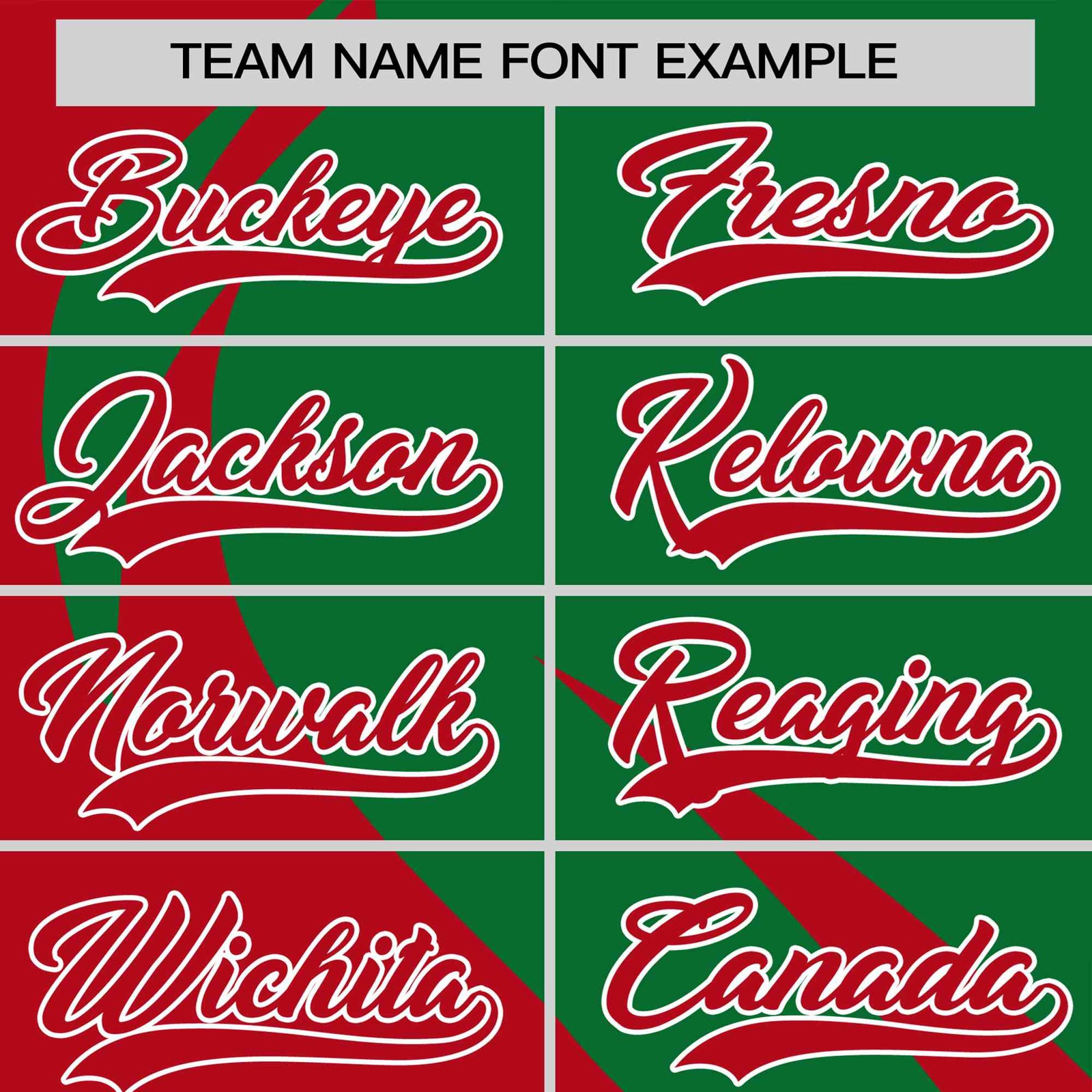 Custom Kelly Green-Red Personalized Slanting Lump Pattern Performance T-Shirt