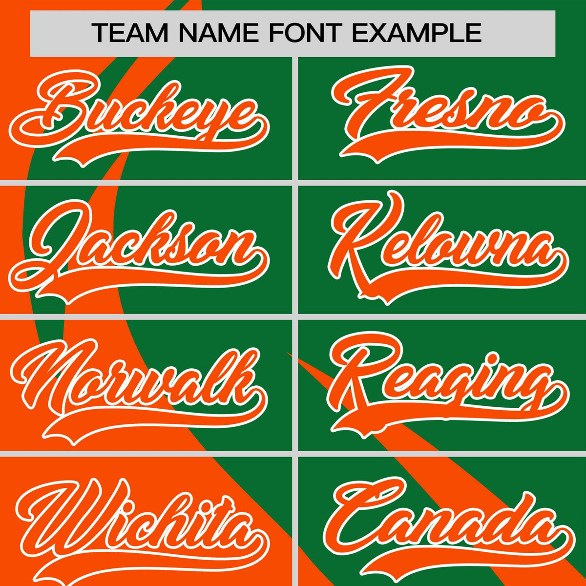 Custom Kelly Green-Orange Personalized Slanting Lump Pattern Performance T-Shirt