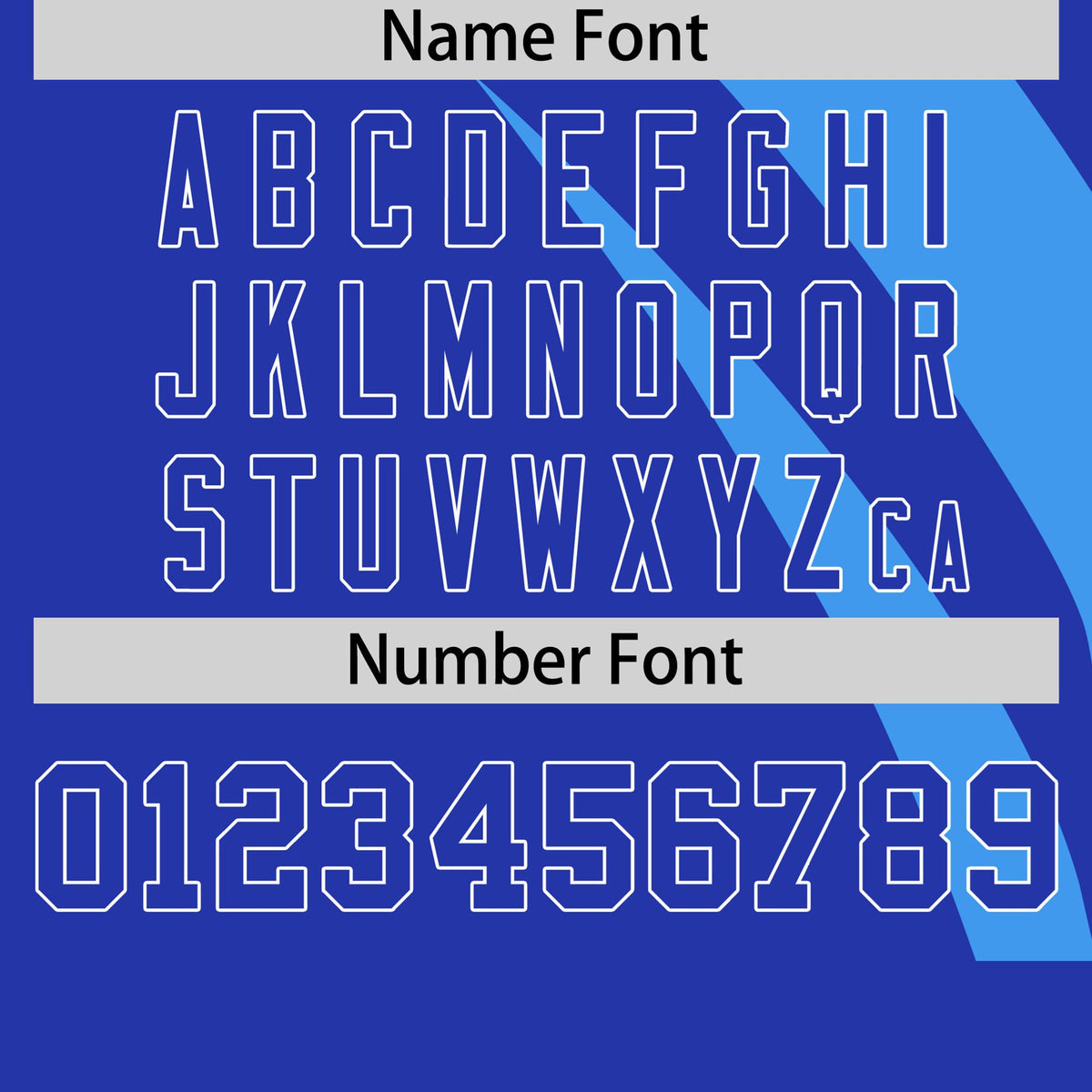Custom Powder Blue-Royal Blue Personalized Slanting Lump Pattern Performance T-Shirt