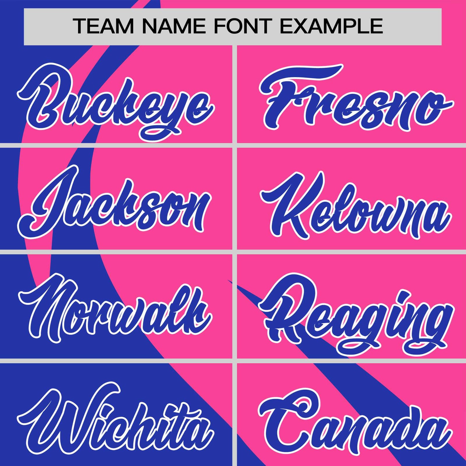 Custom Pink-Royal Blue Personalized Slanting Lump Pattern Performance T-Shirt