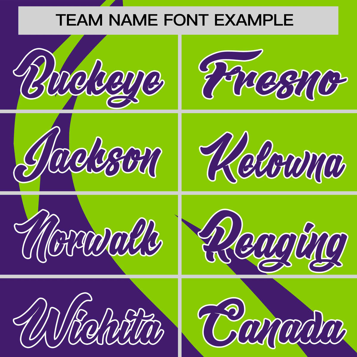 Custom Neon Green-Purple Personalized Slanting Lump Pattern Performance T-Shirt