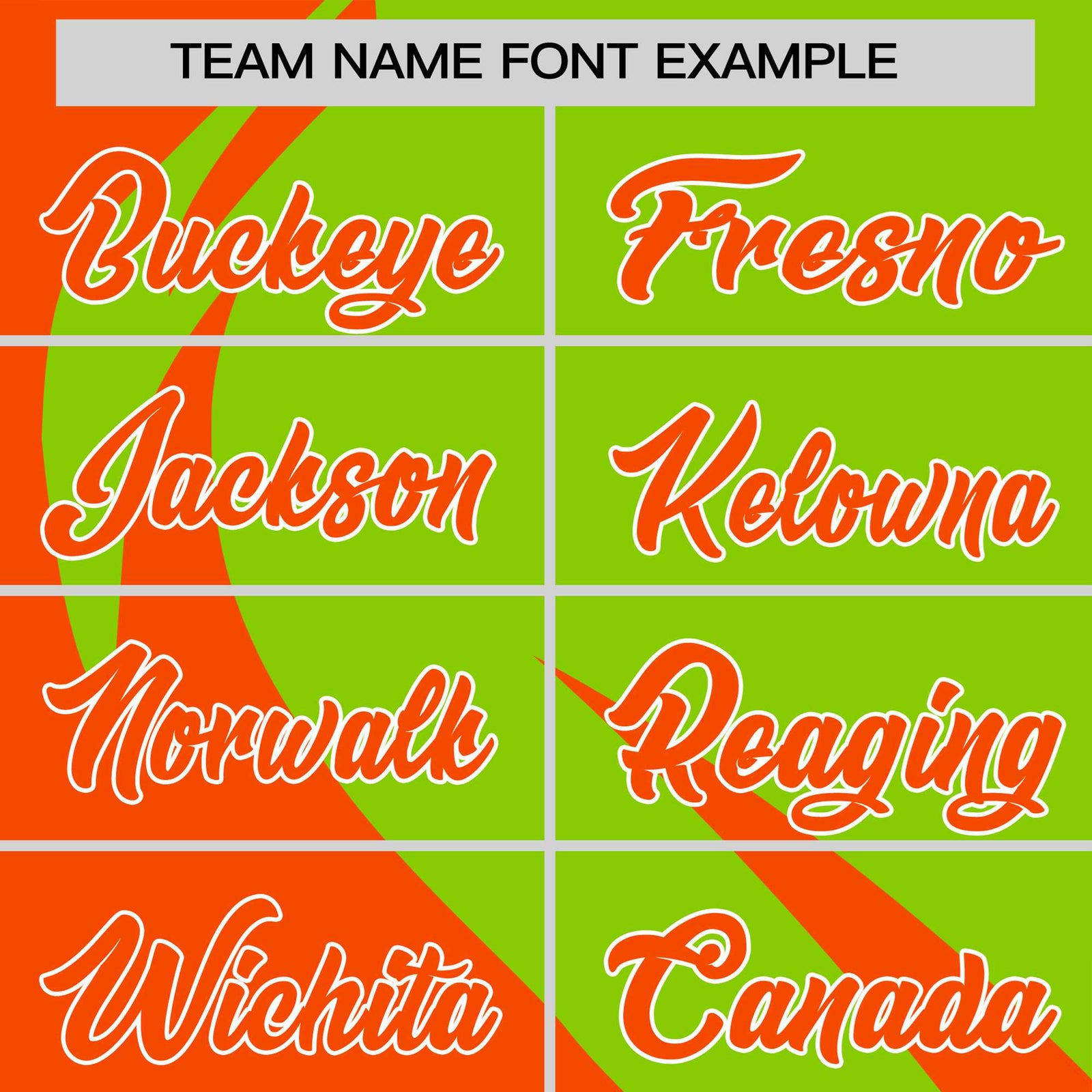 Custom Neon Green-Orange Personalized Slanting Lump Pattern Performance T-Shirt