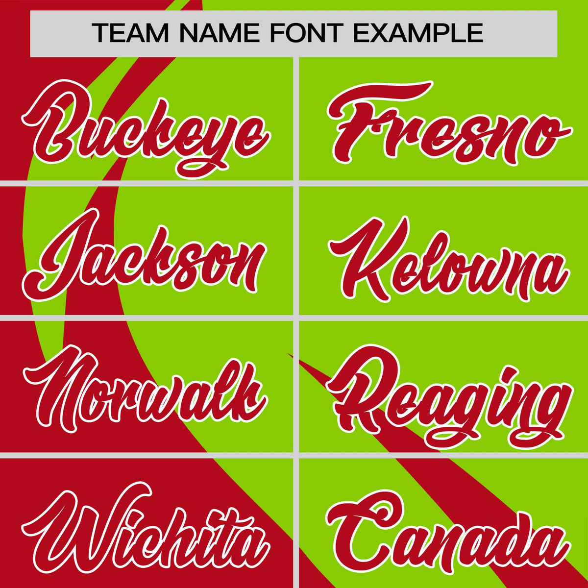 Custom Neon Green-Red Personalized Slanting Lump Pattern Performance T-Shirt