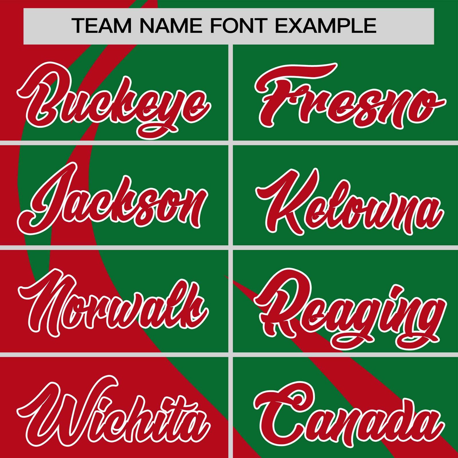 Custom Kelly Green-Red Personalized Slanting Lump Pattern Performance T-Shirt