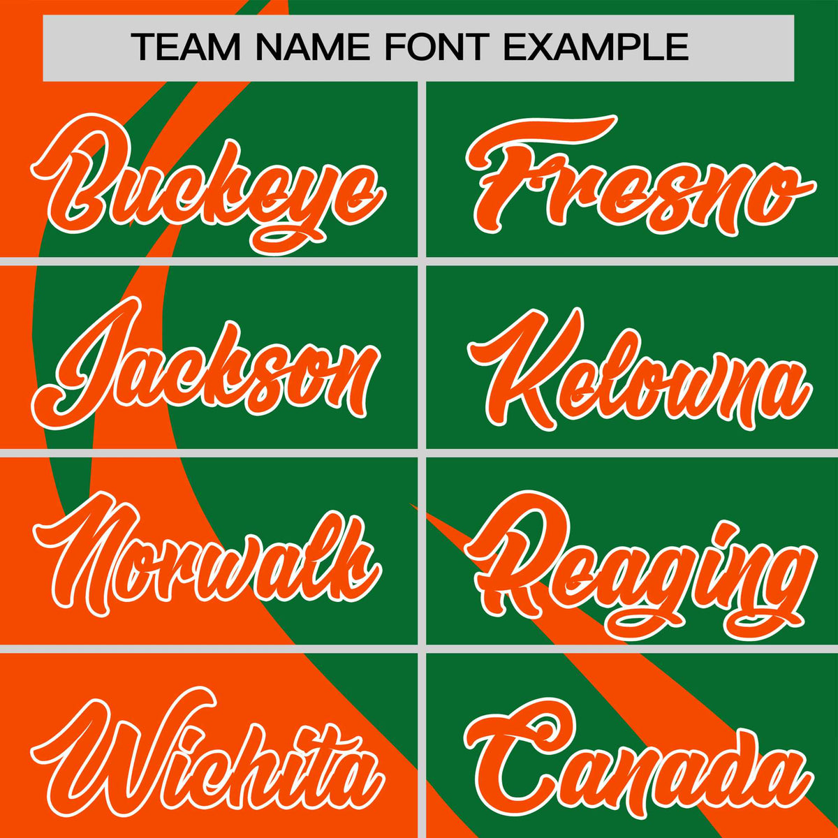 Custom Kelly Green-Orange Personalized Slanting Lump Pattern Performance T-Shirt