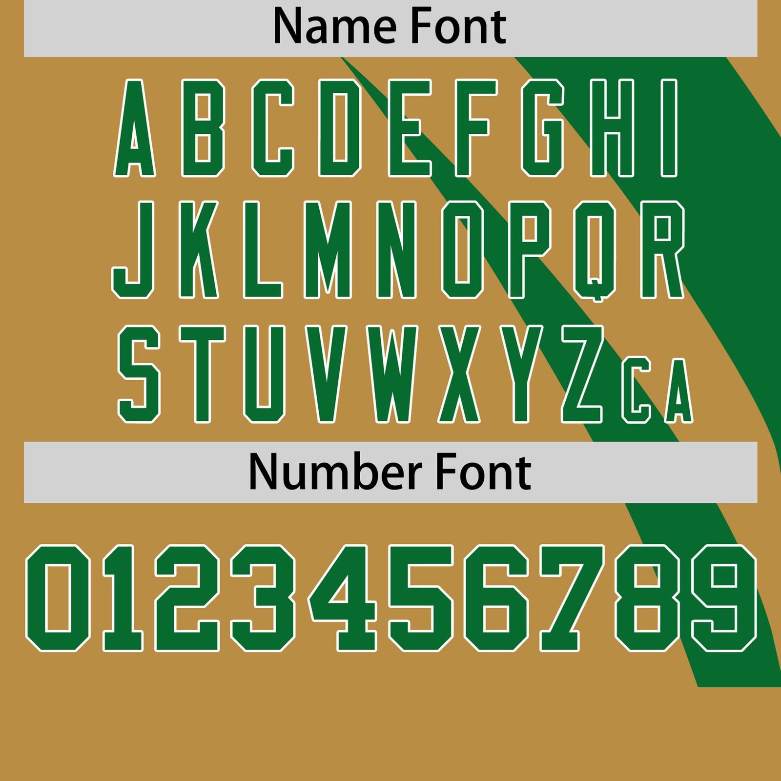 Custom Kelly Green-Gold Personalized Slanting Lump Pattern Performance T-Shirt