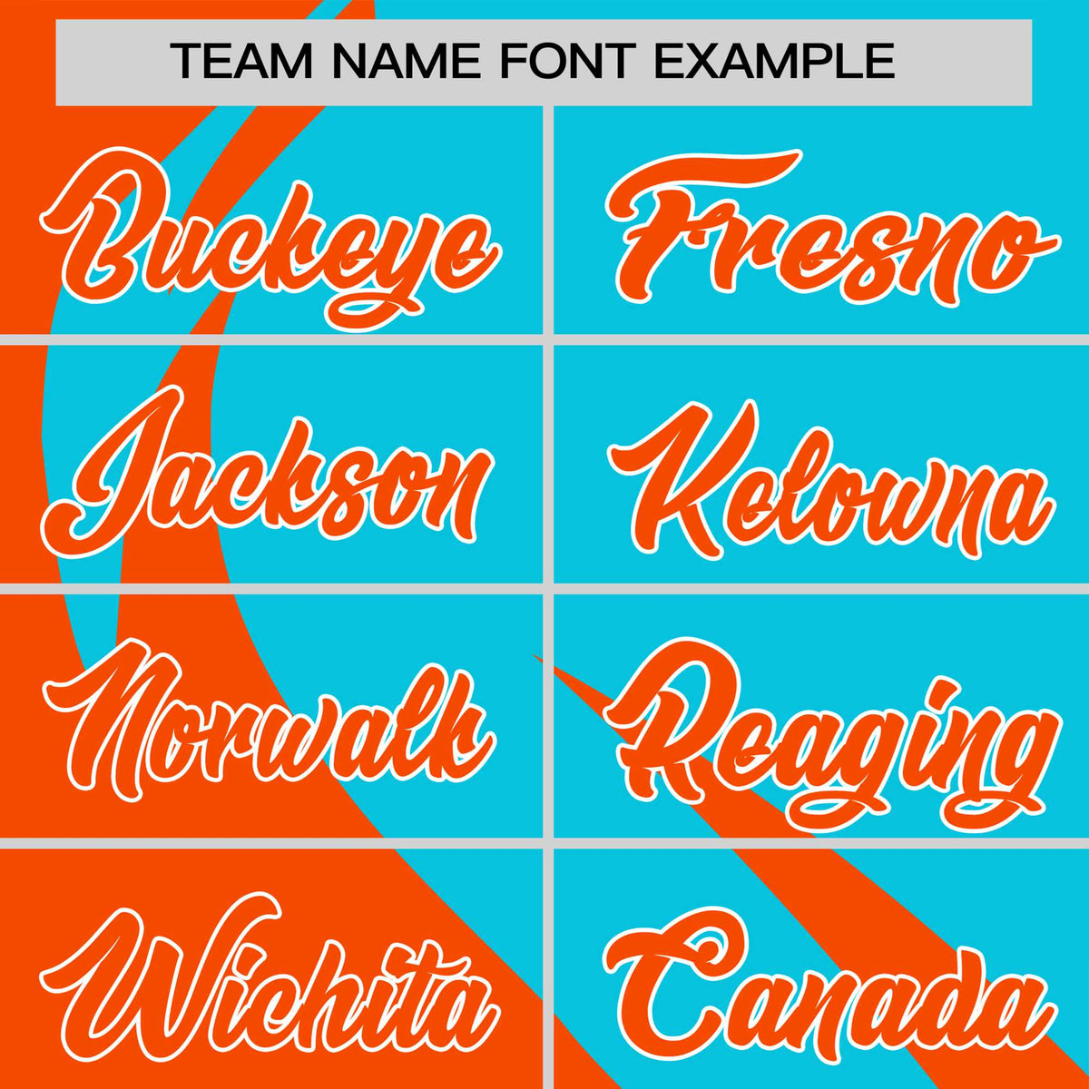 Custom Sky Blue-Orange Personalized Slanting Lump Pattern Performance T-Shirt