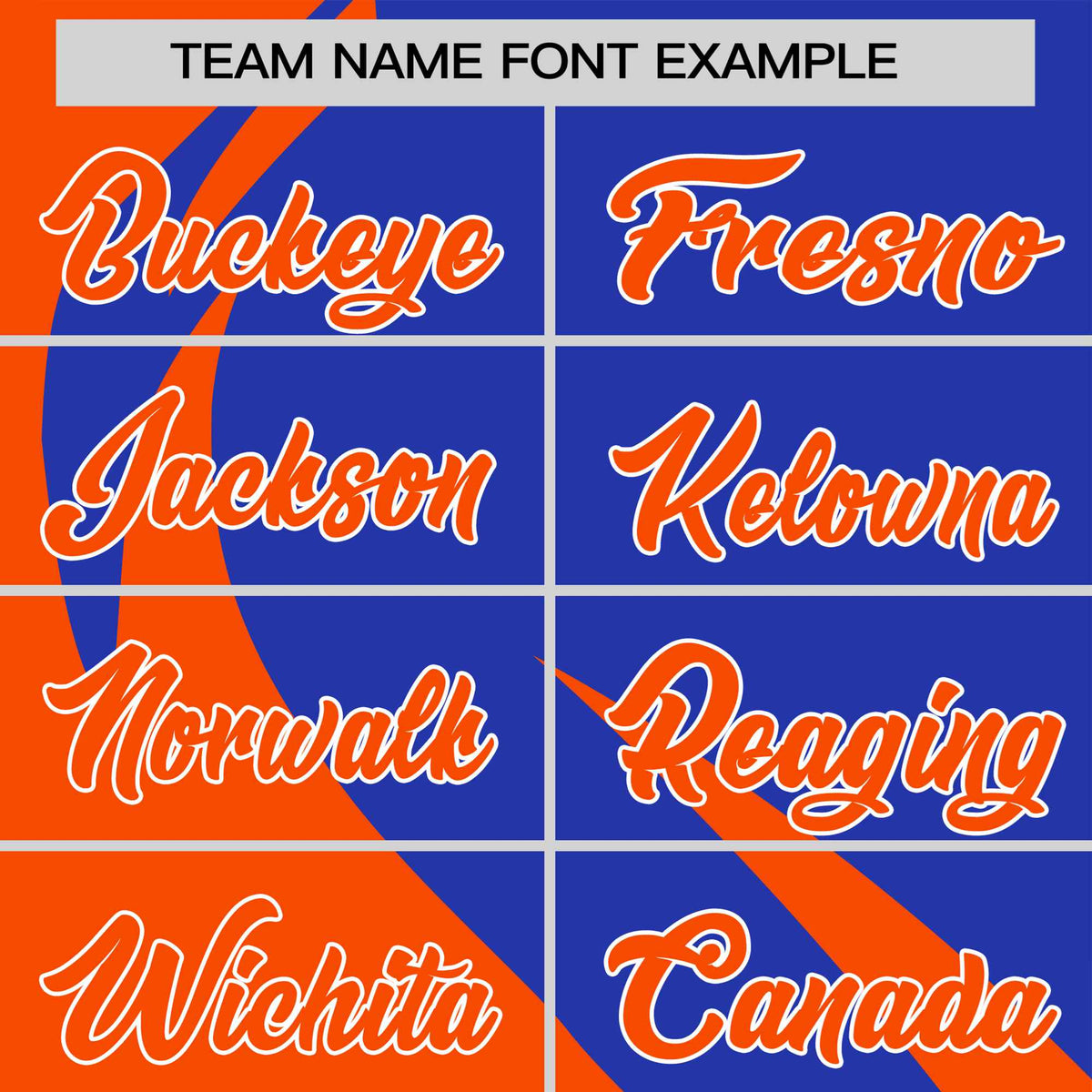 Custom Royal Blue-Orange Personalized Slanting Lump Pattern Performance T-Shirt