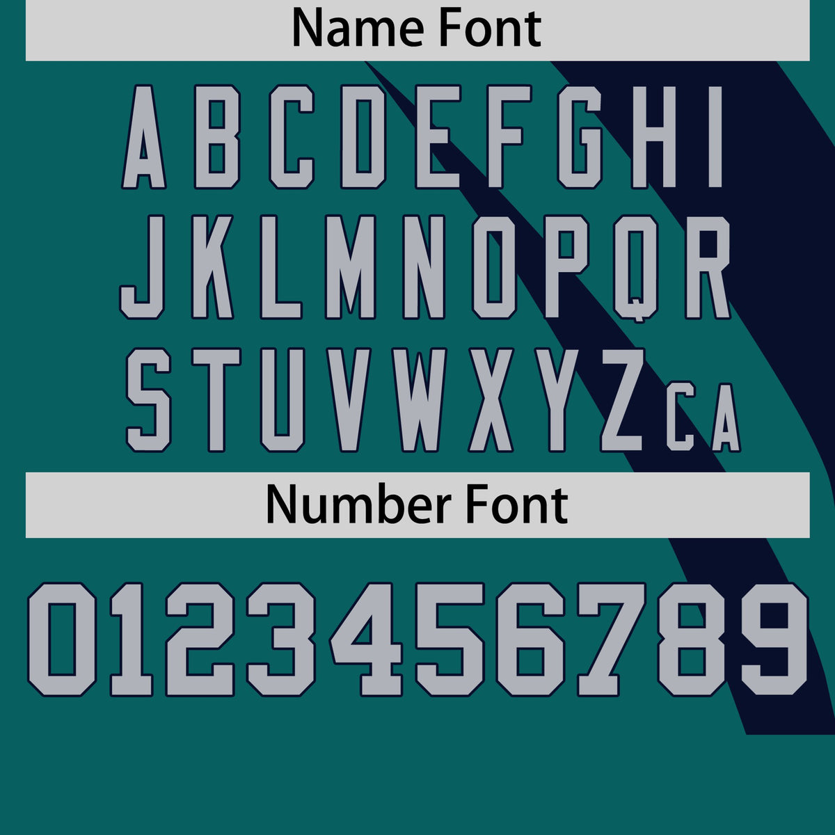 Custom Navy Aqua Personalized Slanting Lump Pattern Performance T-Shirt