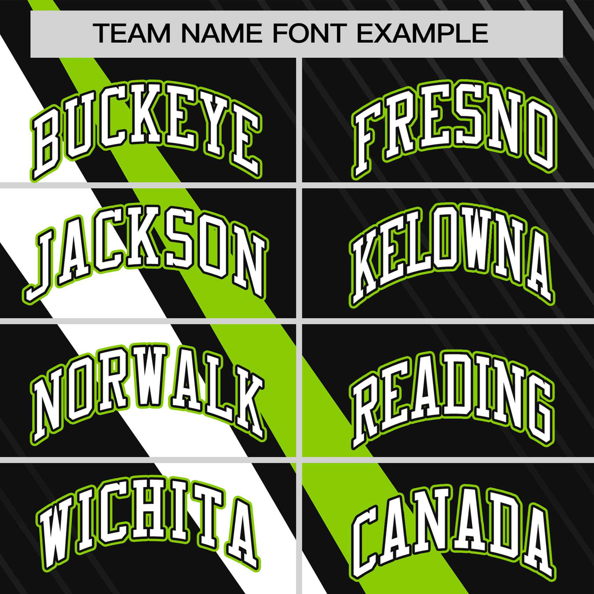 Custom Black Neon Green-White Personalized Slash Pattern Performance T-Shirt