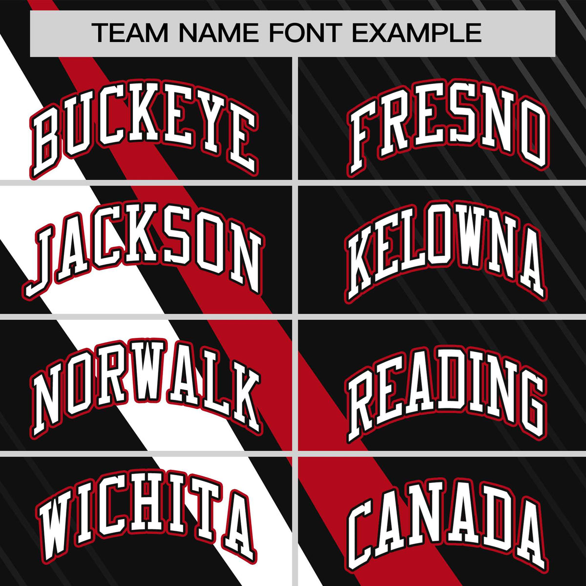 Custom Black Red-White Personalized Slash Pattern Performance T-Shirt
