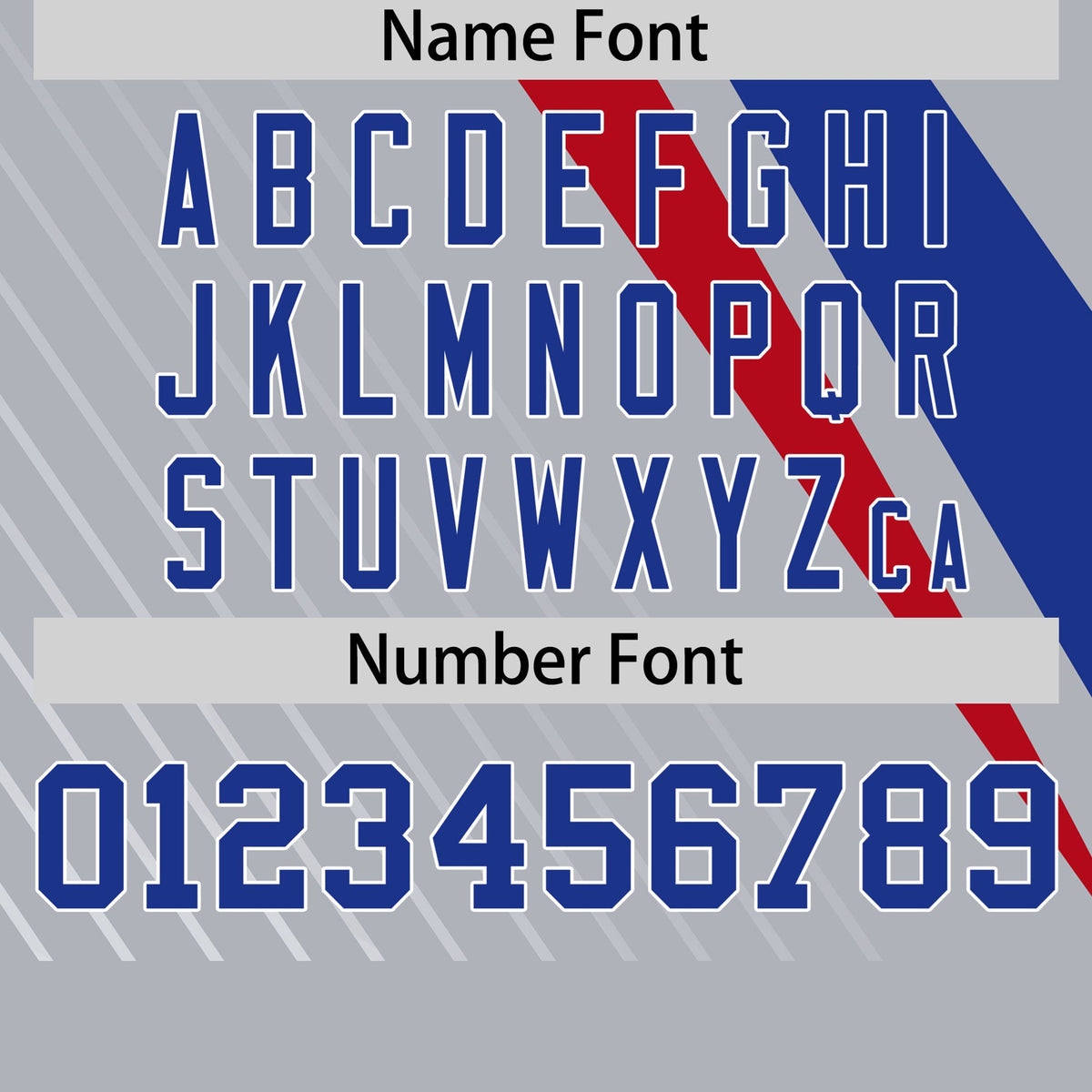 Custom Gray Royal Blue-Red Personalized Slash Pattern Performance T-Shirt