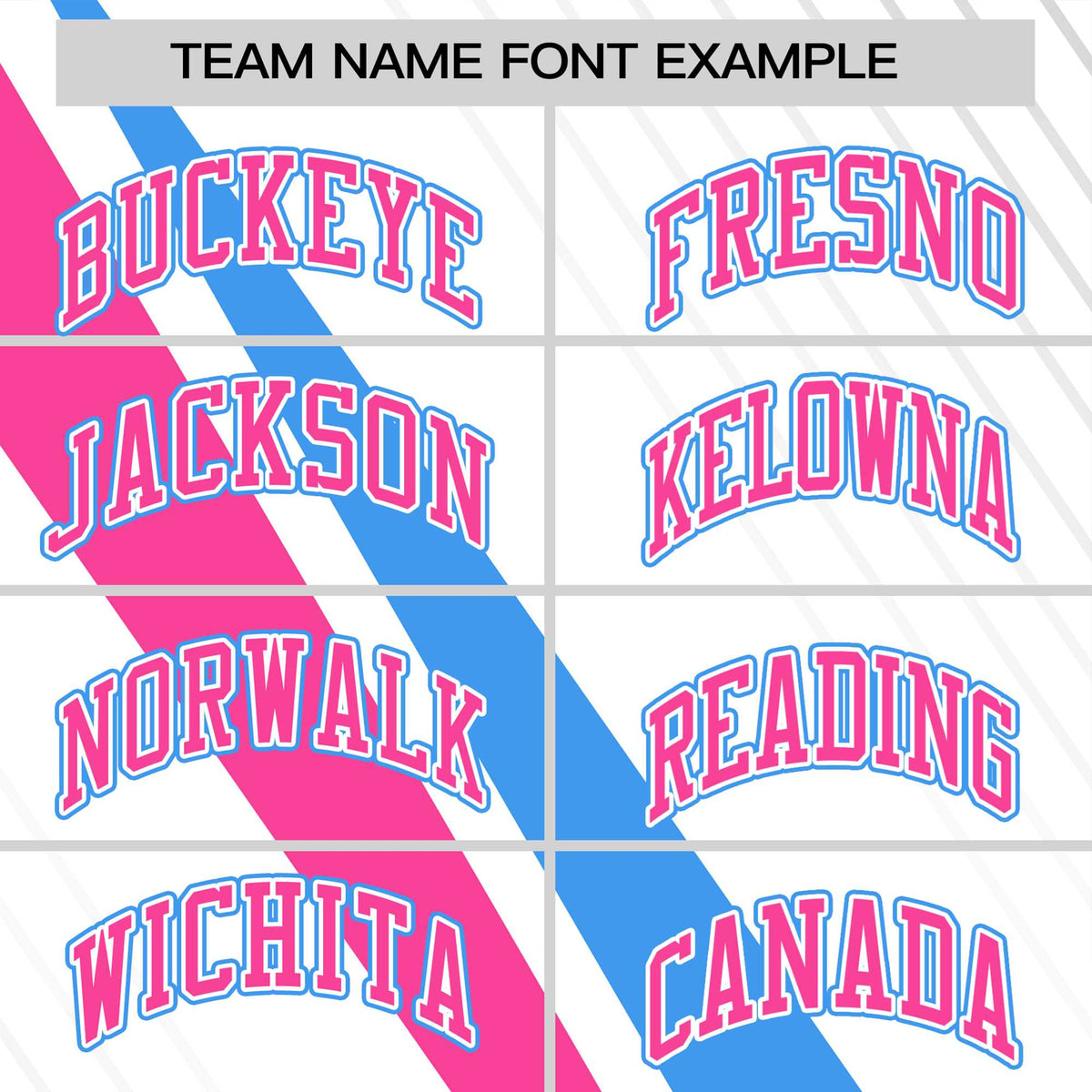 Custom White Powder Blue-Pink Personalized Slash Pattern Performance T-Shirt