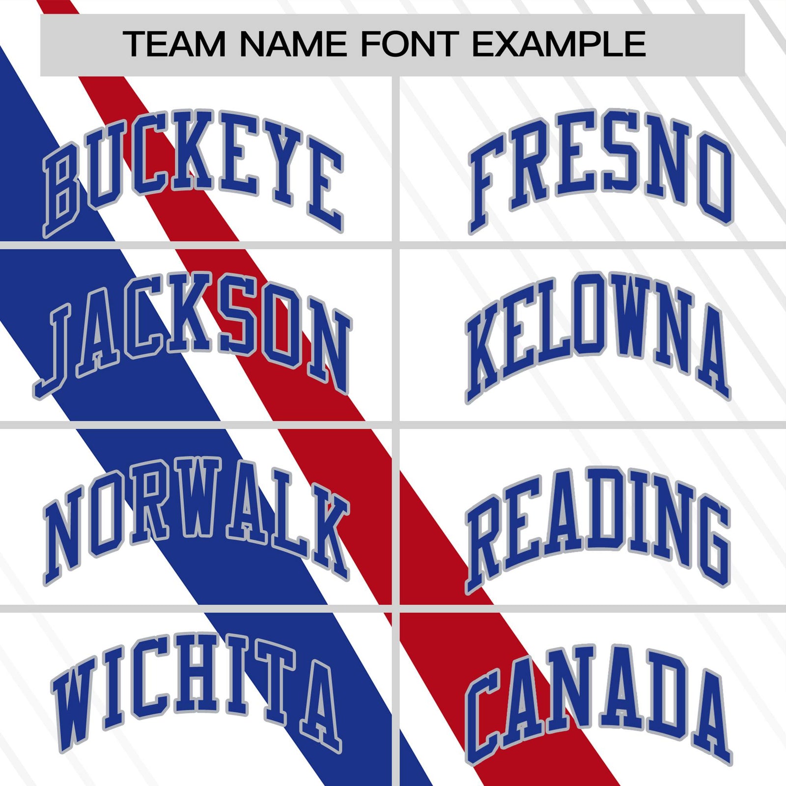 Custom White Red-Royal Blue Personalized Slash Pattern Performance T-Shirt