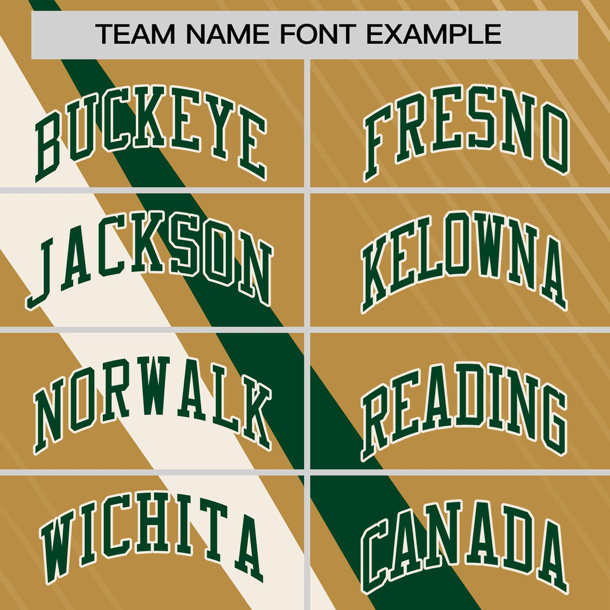 Custom Gold Green-Khaki Personalized Slash Pattern Performance T-Shirt