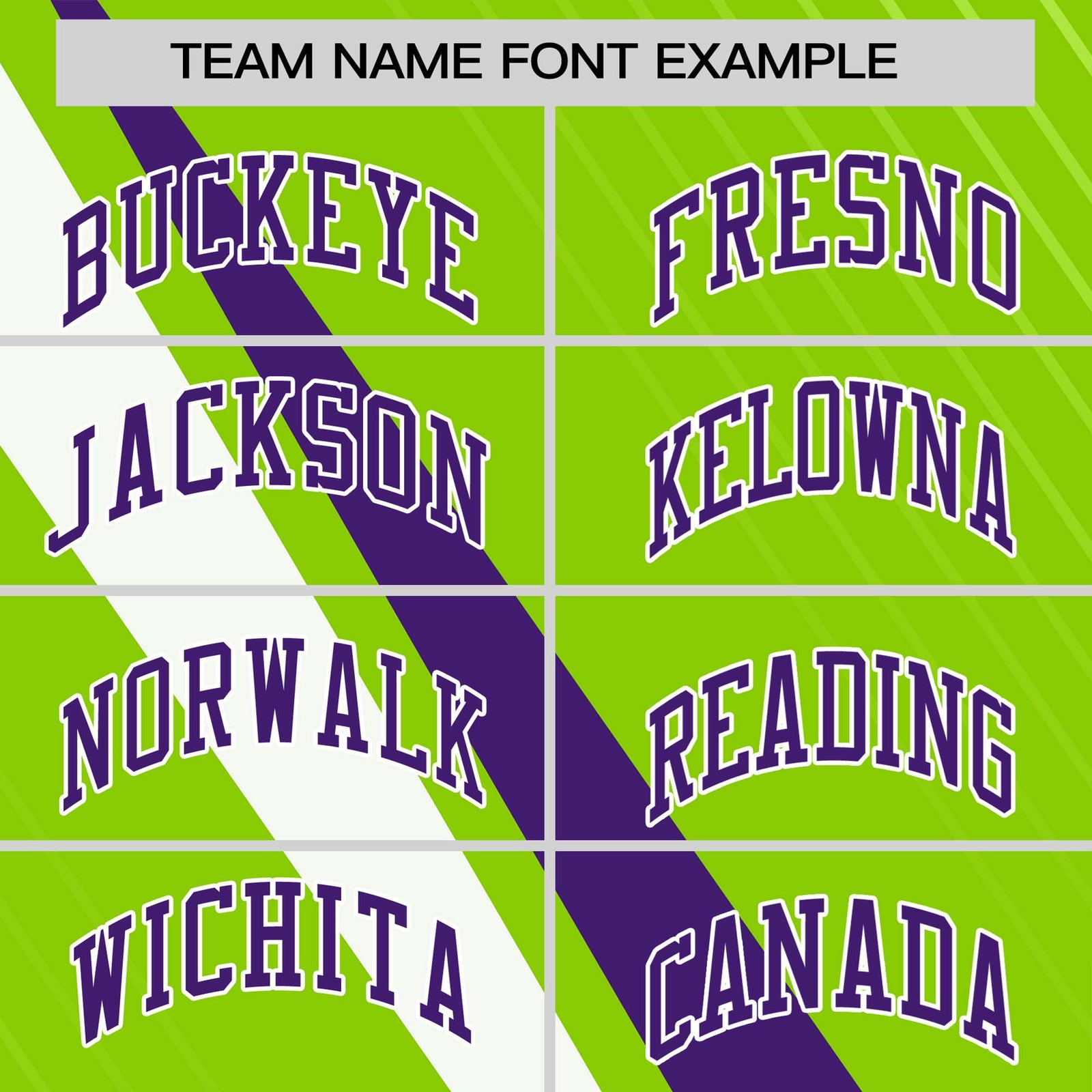 Custom Neon Green-Purple White Personalized Slash Pattern Performance T-Shirt