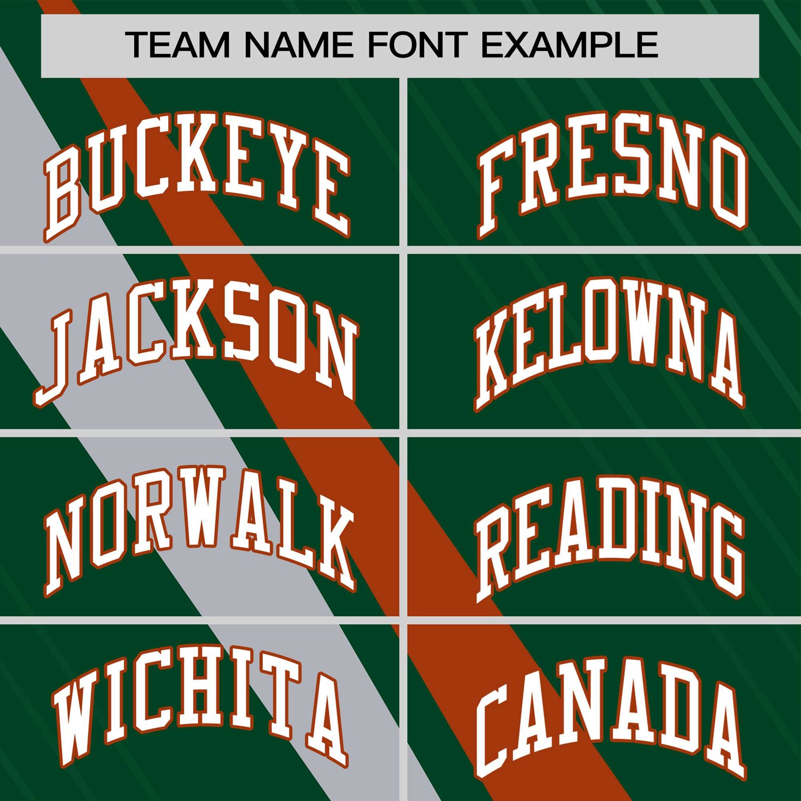 Custom Green Texas Orange-Gray Personalized Slash Pattern Performance T-Shirt