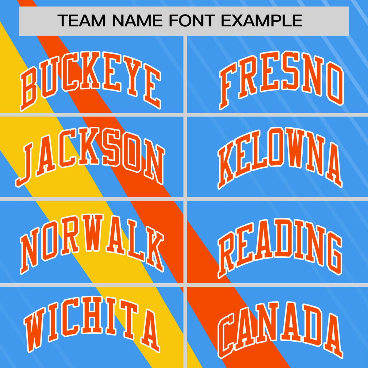 Custom Powder Blue-Orange Gold 01 Personalized Slash Pattern Performance T-Shirt