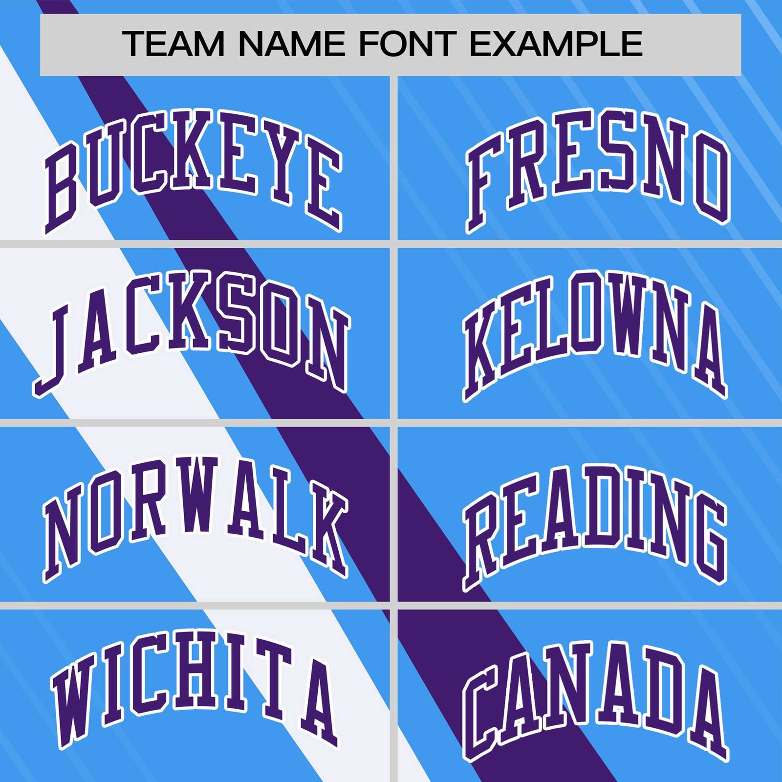 Custom Powder Blue-Purple White Personalized Slash Pattern Performance T-Shirt