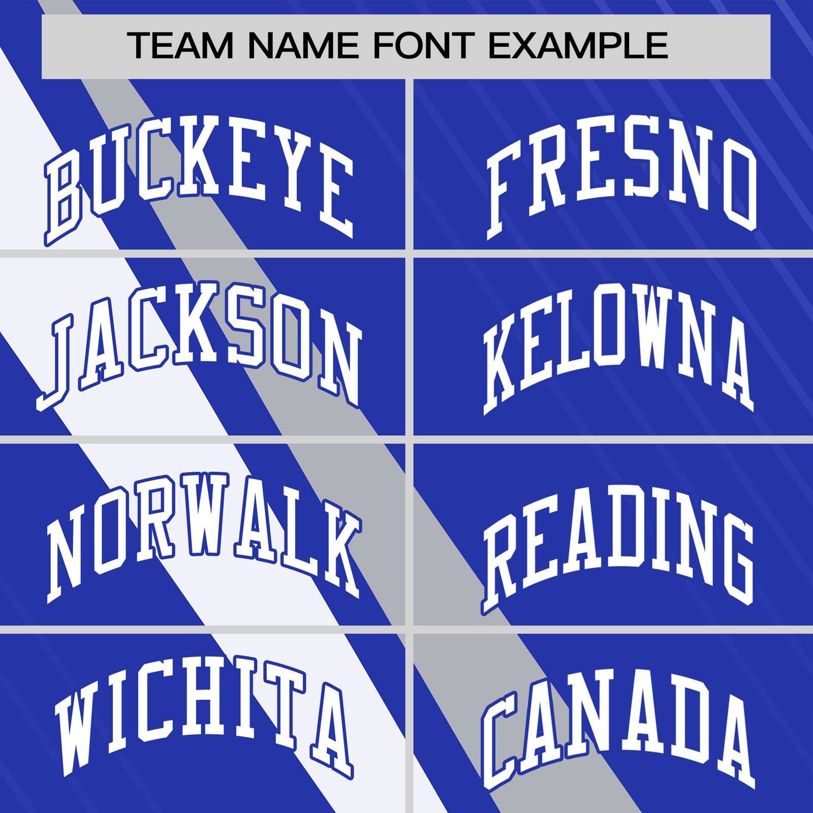 Custom Royal Blue-Gray White Personalized Slash Pattern Performance T-Shirt