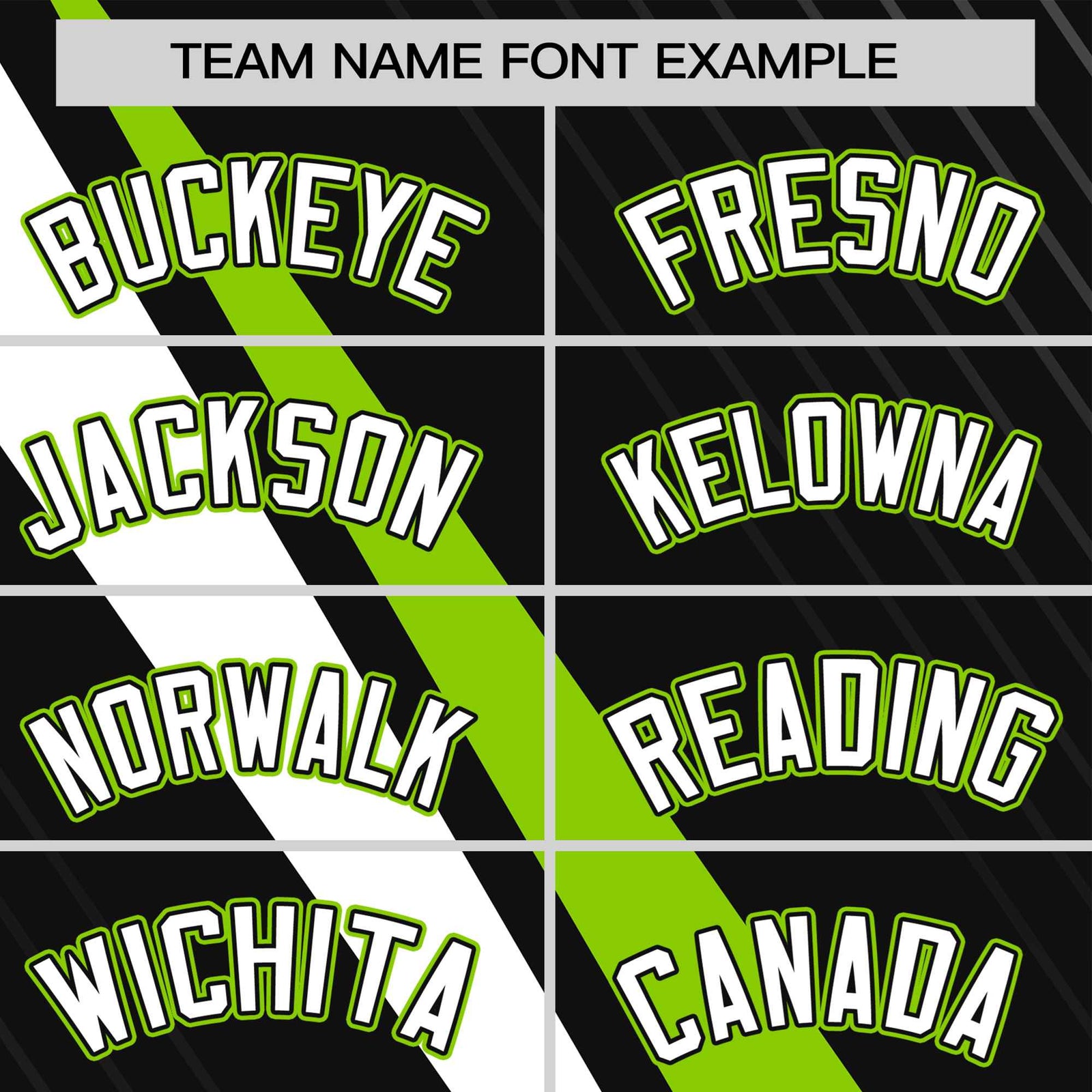 Custom Black Neon Green-White Personalized Slash Pattern Performance T-Shirt
