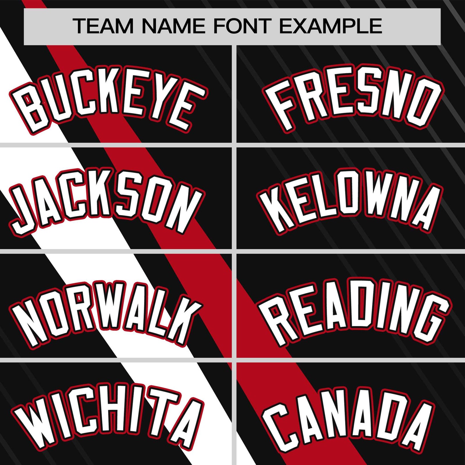 Custom Black Red-White Personalized Slash Pattern Performance T-Shirt