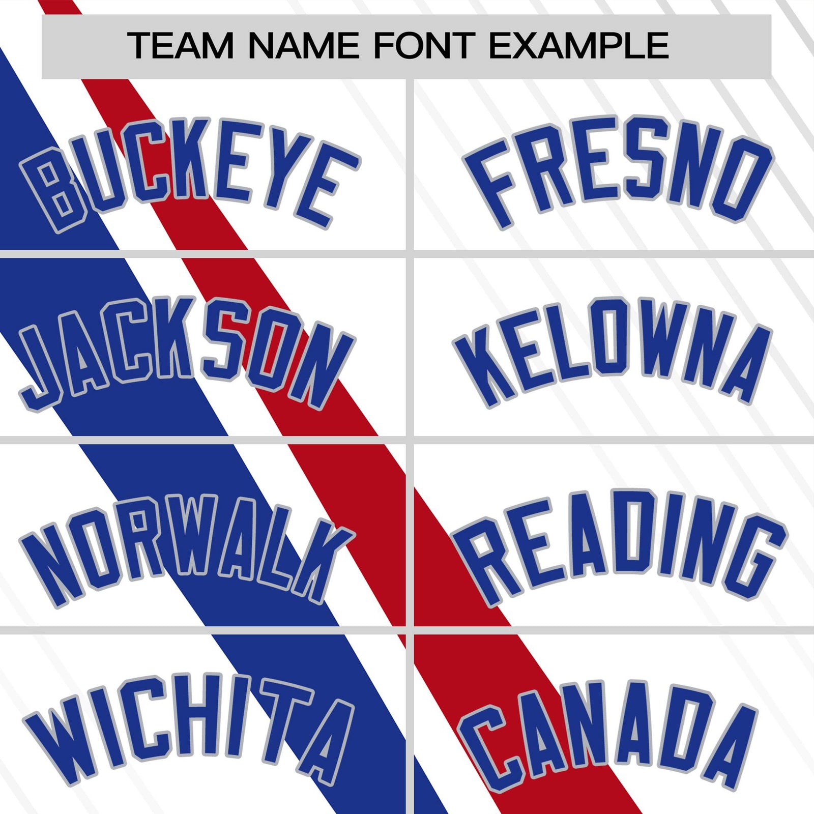 Custom White Red-Royal Blue Personalized Slash Pattern Performance T-Shirt