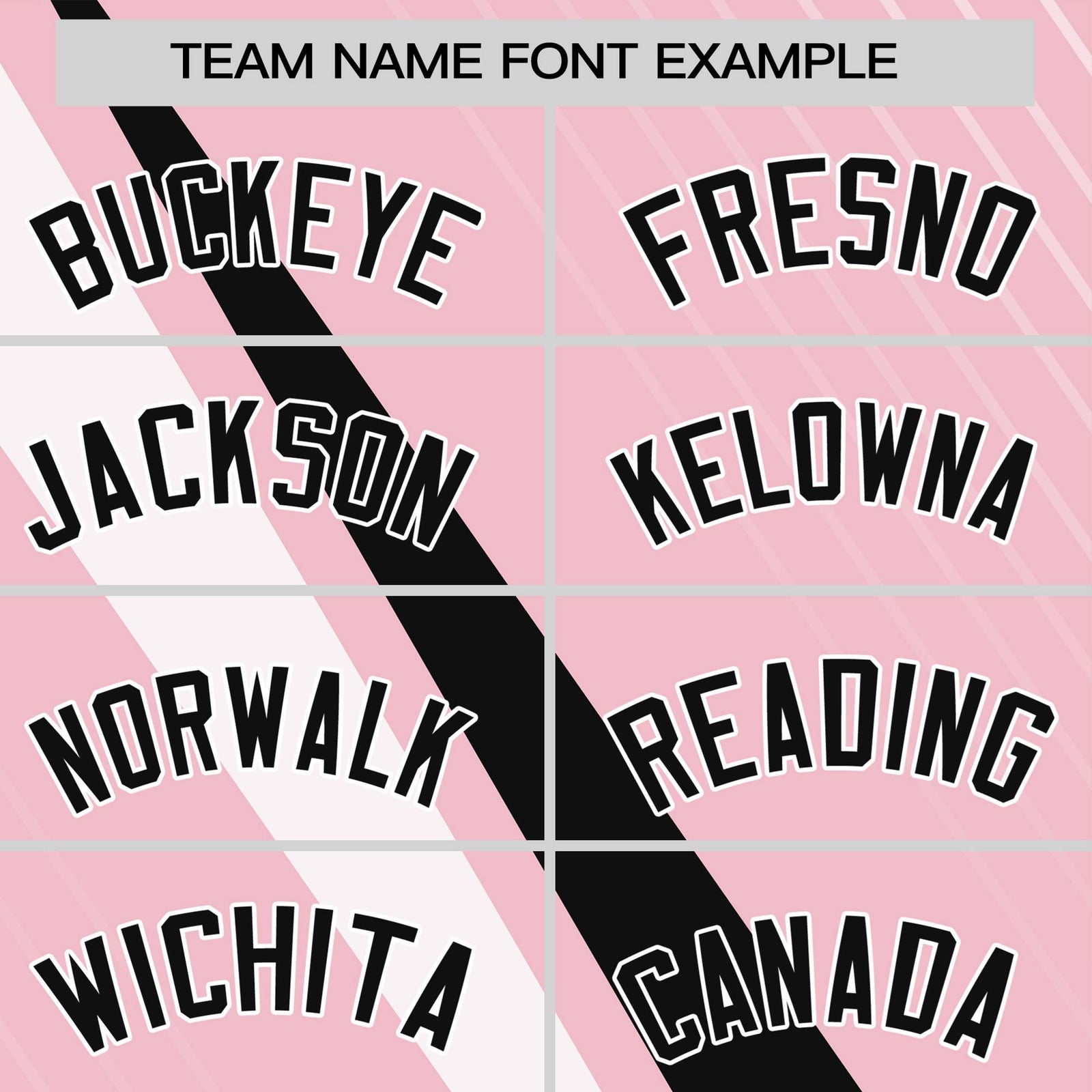 Custom Light Pink-Black White Personalized Slash Pattern Performance T-Shirt