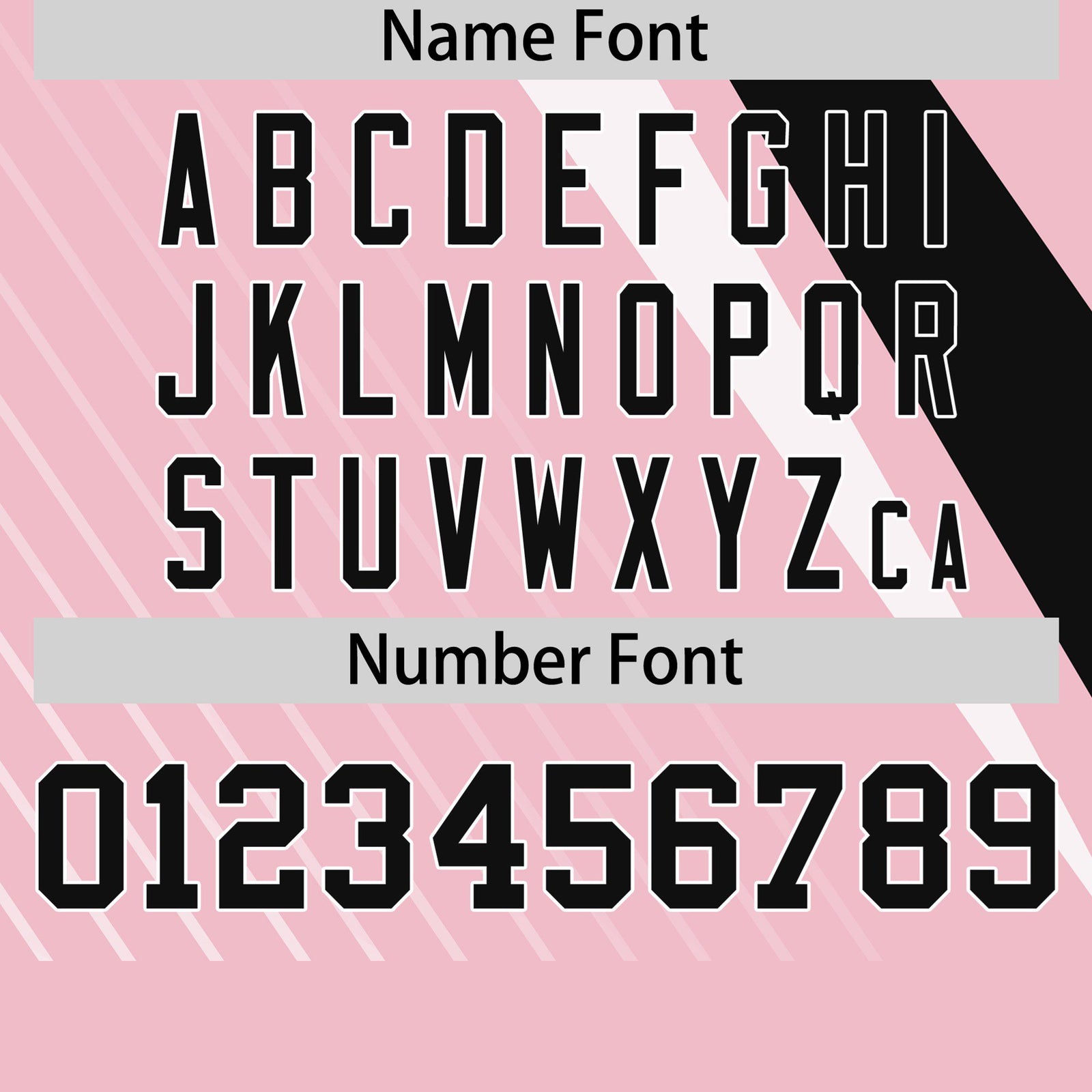 Custom Light Pink-Black White Personalized Slash Pattern Performance T-Shirt