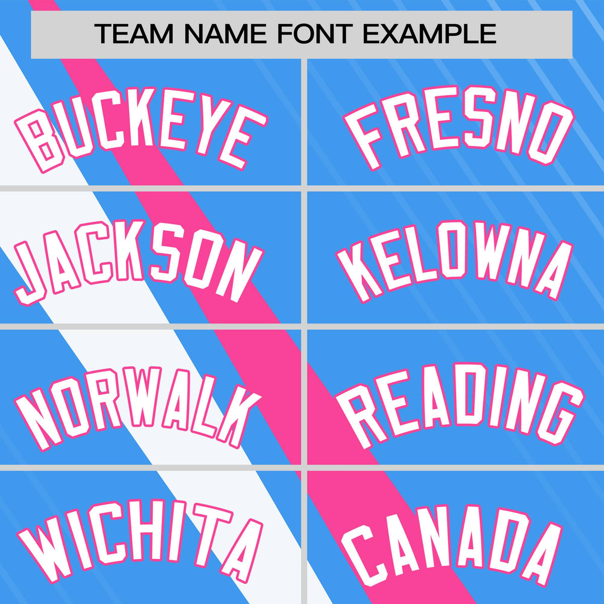 Custom Powder Blue-Pink White Personalized Slash Pattern Performance T-Shirt