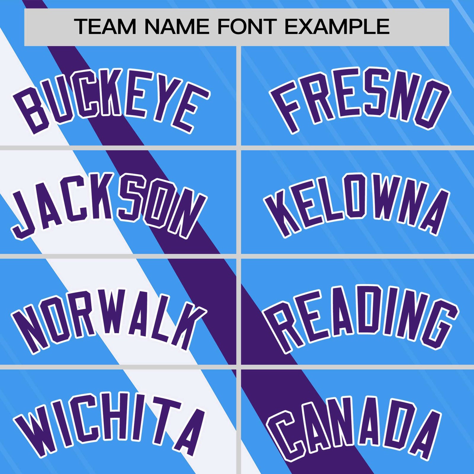 Custom Powder Blue-Purple White Personalized Slash Pattern Performance T-Shirt