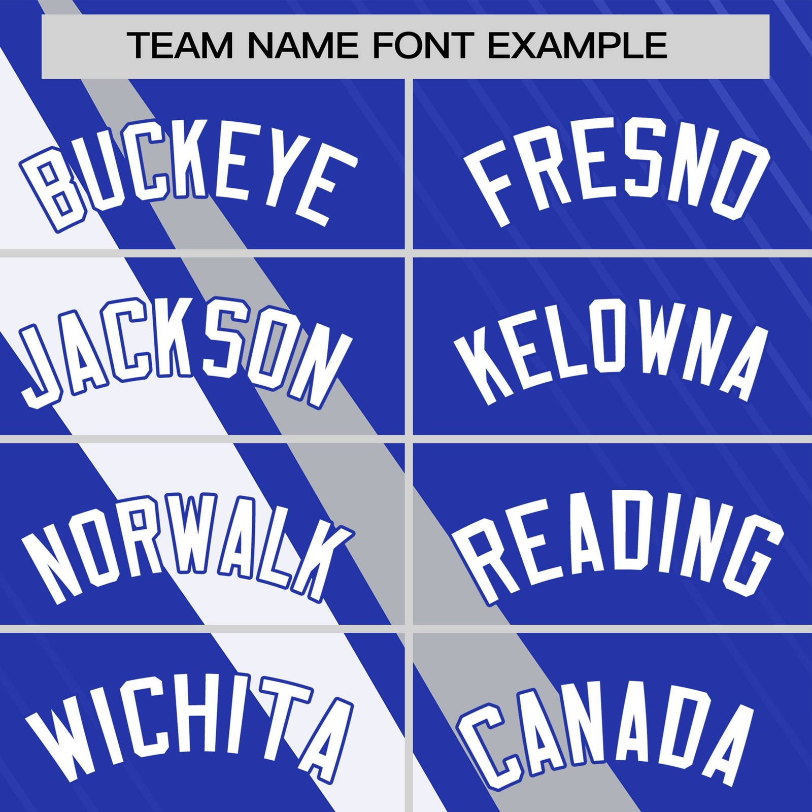 Custom Royal Blue-Gray White Personalized Slash Pattern Performance T-Shirt
