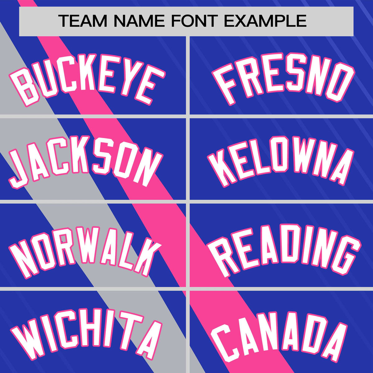 Custom Royal Blue-Pink Gray Personalized Slash Pattern Performance T-Shirt