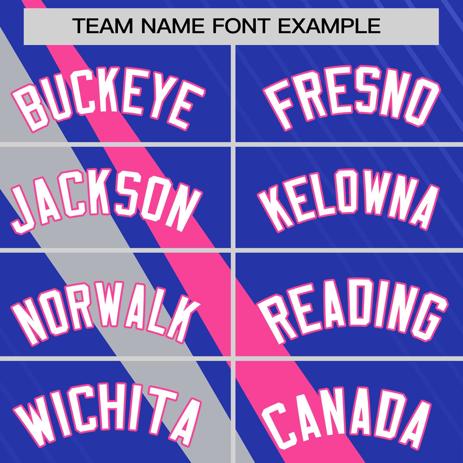 Custom Royal Blue-Pink Gray Personalized Slash Pattern Performance T-Shirt