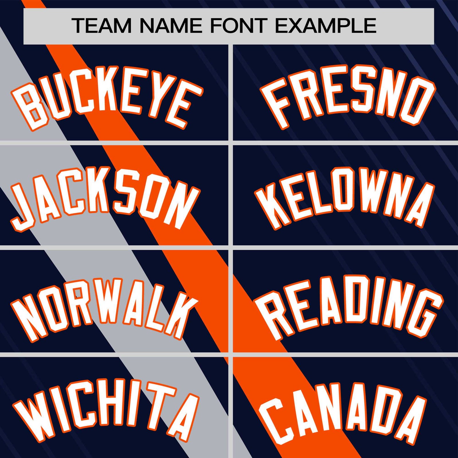 Custom Navy Orange-Gray Personalized Slash Pattern Performance T-Shirt