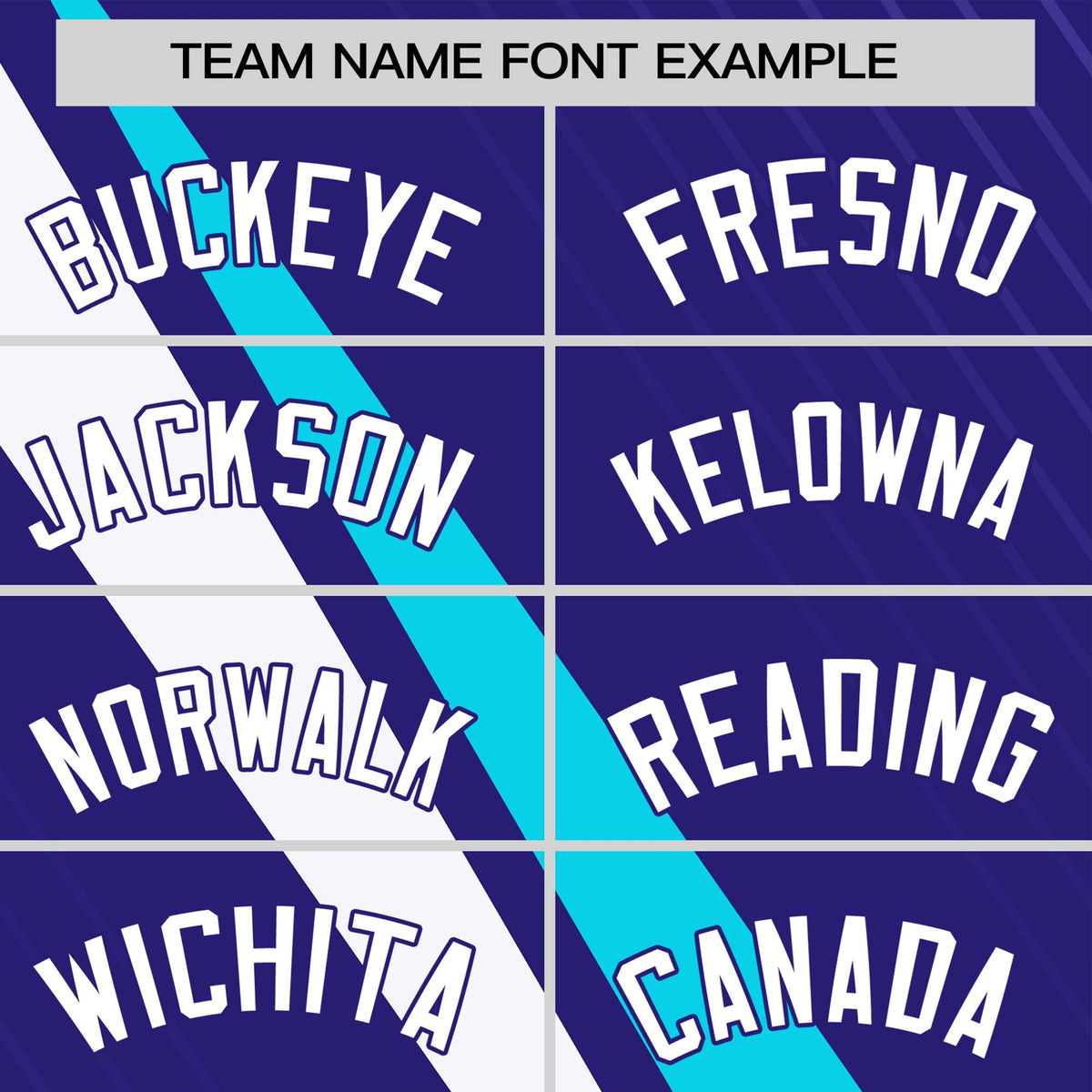 Custom Purple White-Powder Blue Personalized Slash Pattern Performance T-Shirt