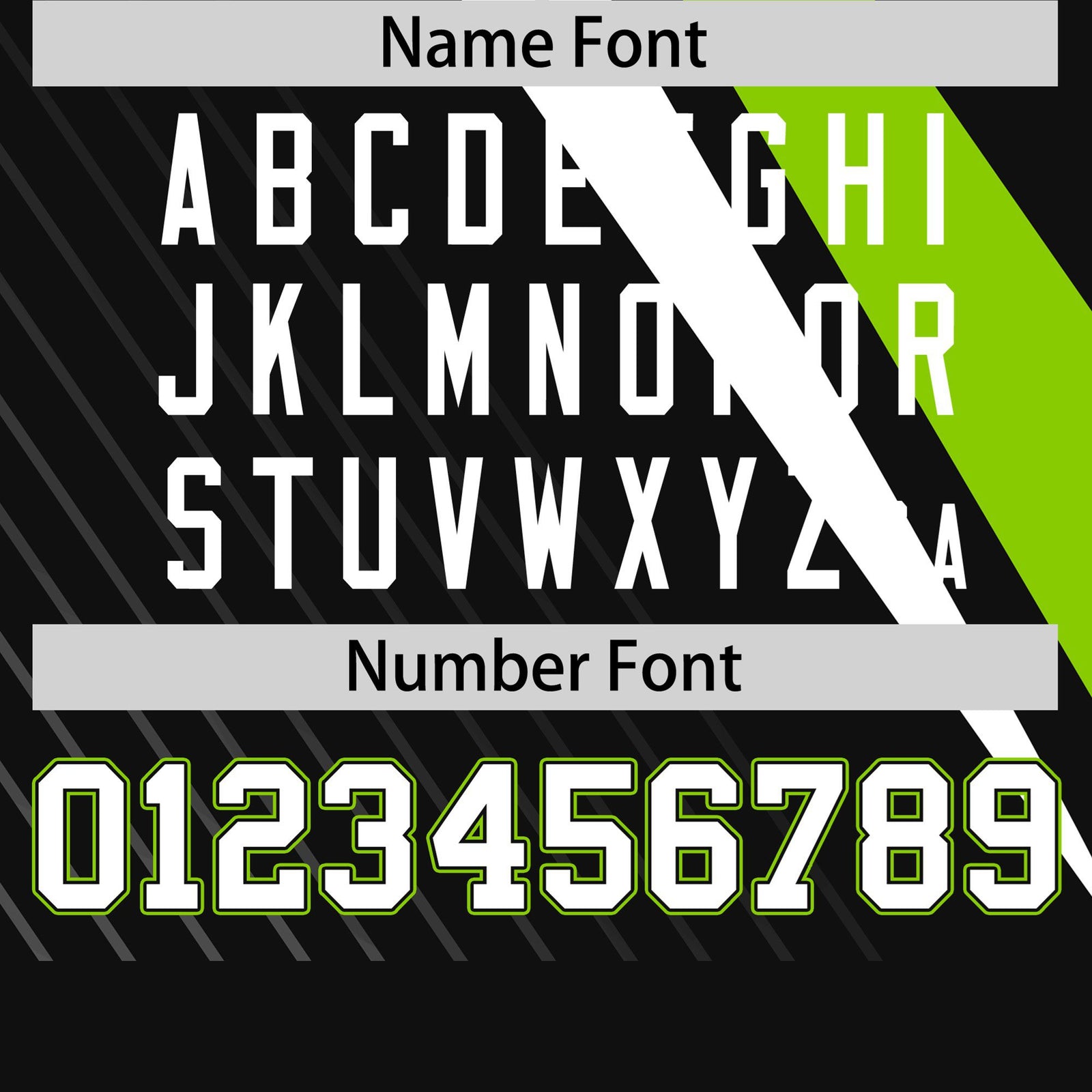 Custom Black Neon Green-White Personalized Slash Pattern Performance T-Shirt