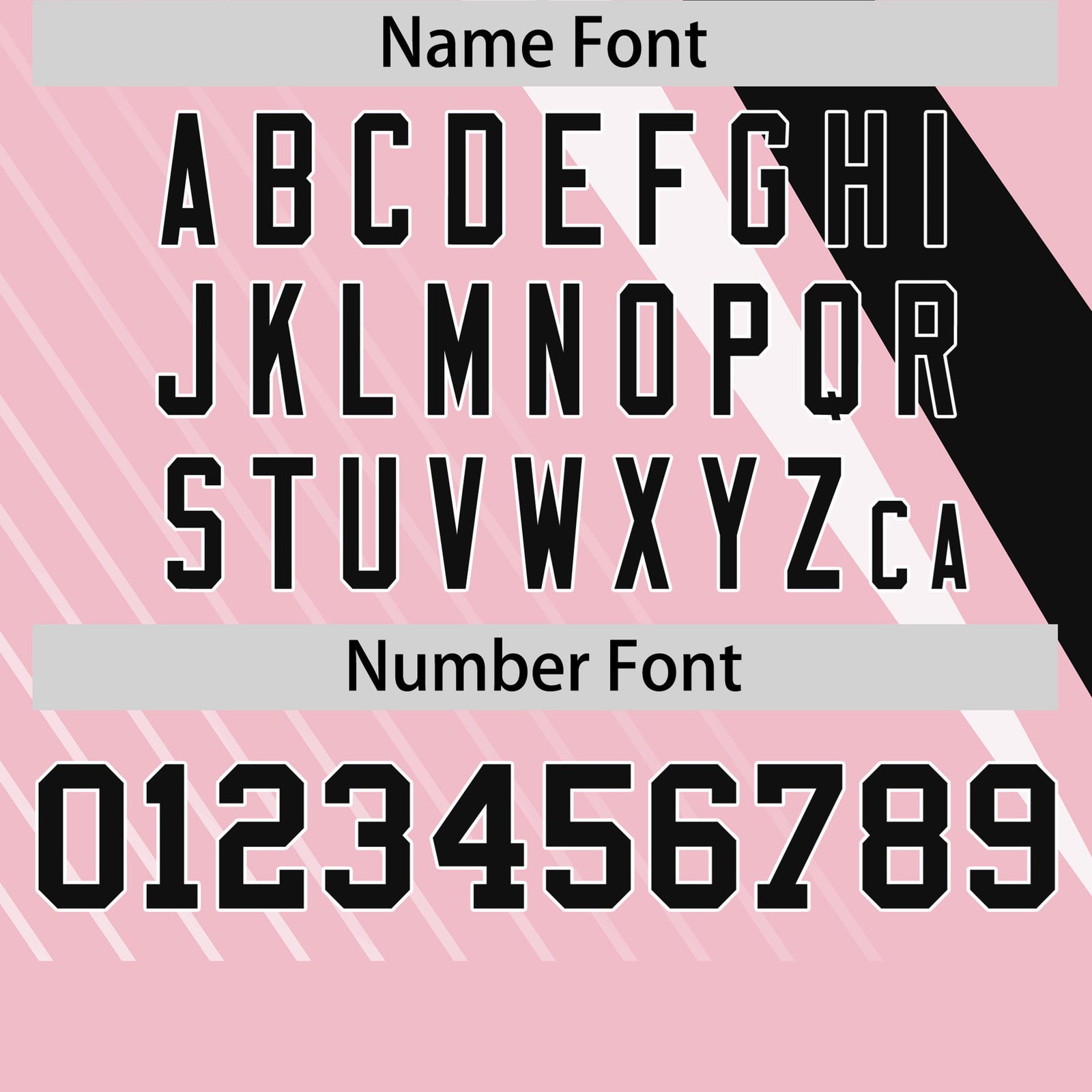 Custom Light Pink-Black White Personalized Slash Pattern Performance T-Shirt