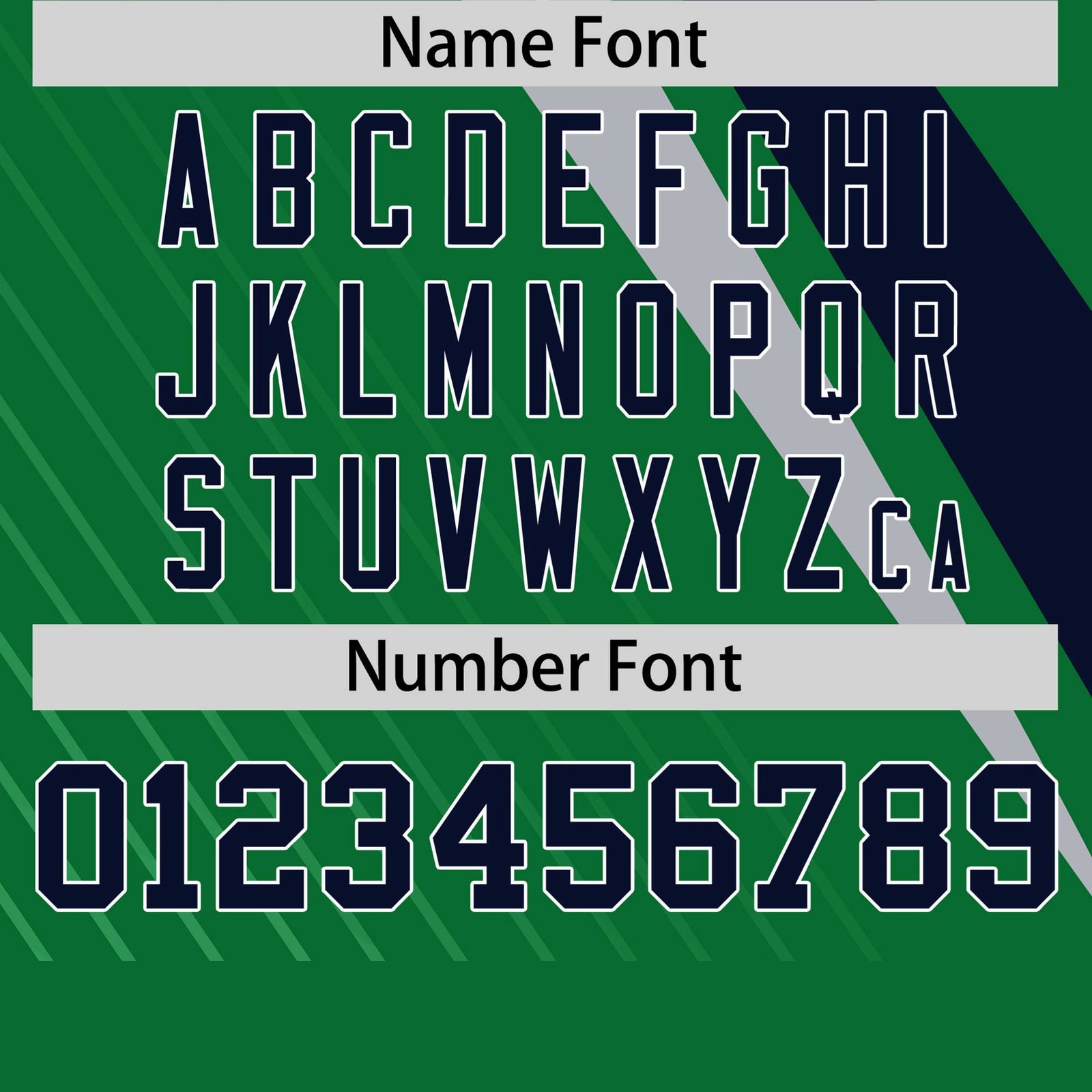 Custom Kelly Green-Royal Blue Gray Personalized Slash Pattern Performance T-Shirt