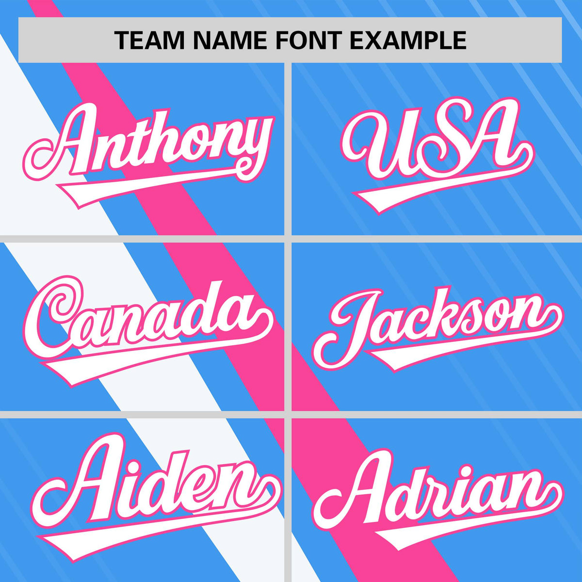 Custom Powder Blue-Pink White Personalized Slash Pattern Performance T-Shirt